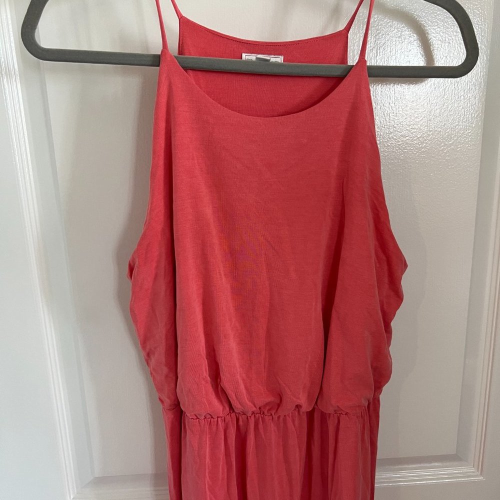 Gap coral halter maxi dress - Picture 6 of 9